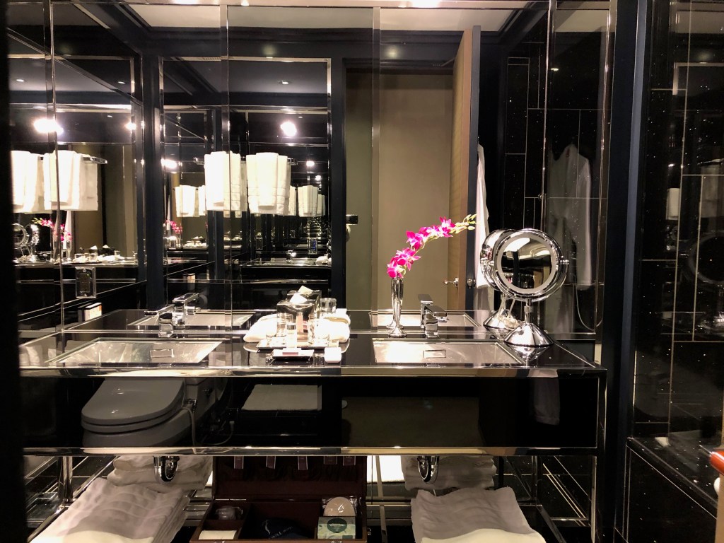 The sparkling bathroom in Chatwal New York