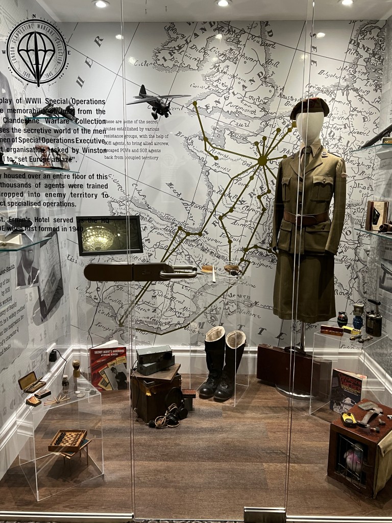 Display of original SOE field equipment