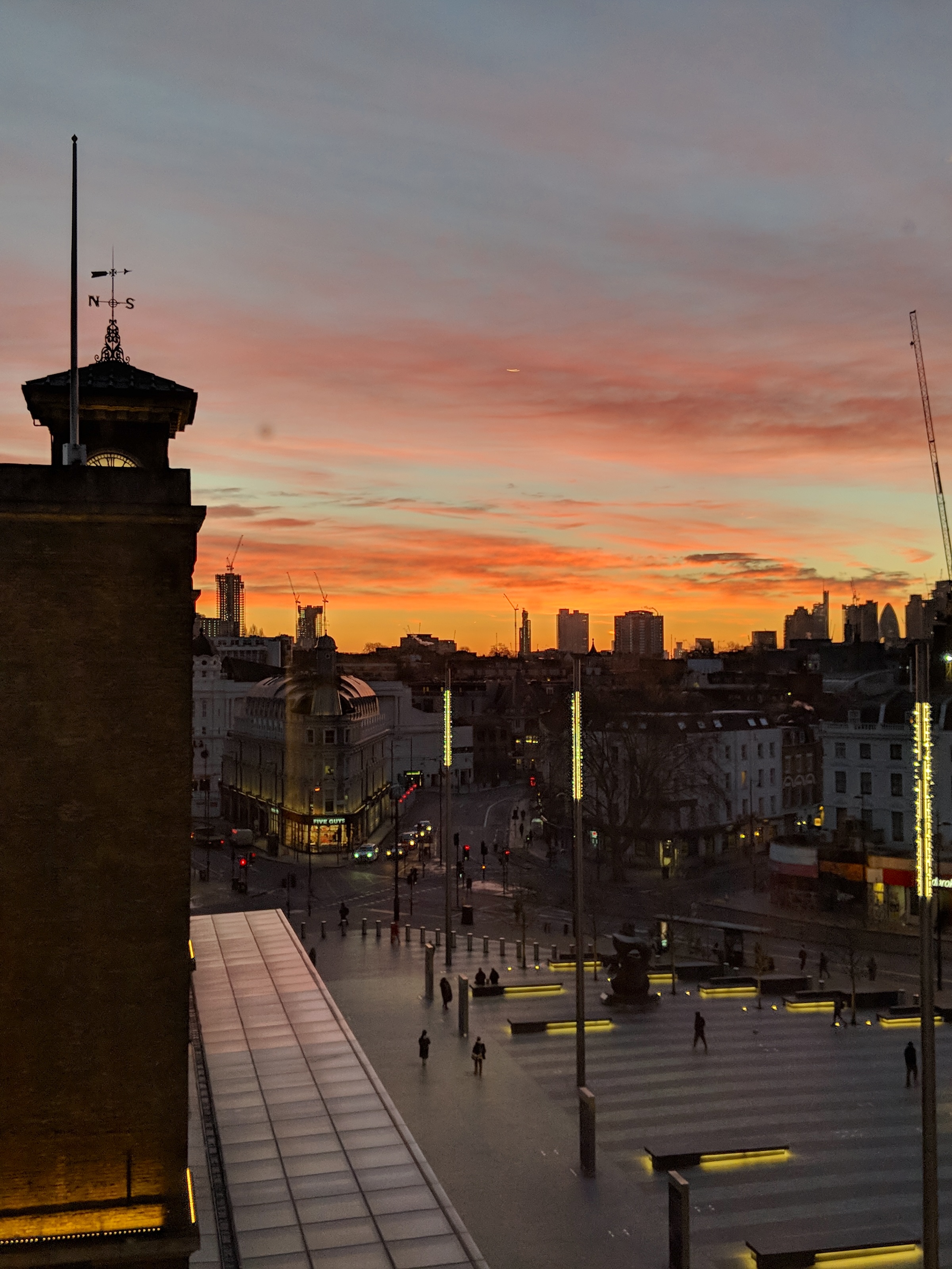 Sunrise view from the Great Northern Hotel