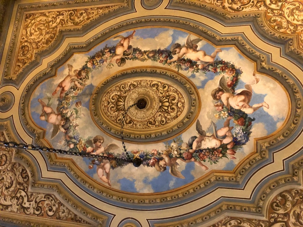 Painting on the ceiling
